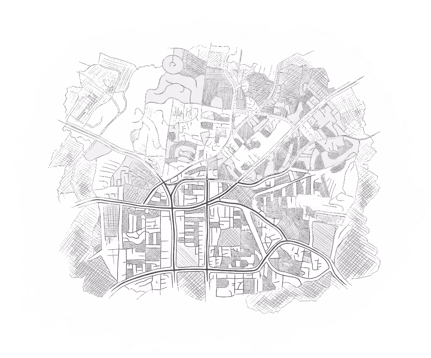 Illustrated map of Neet Garden Care's local service area